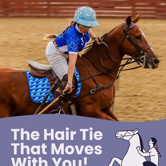 Soft Hair Ties 24-inch Multicolor Pack of 3 Tangle-Free Durable Elastic - Picture 7 of 7